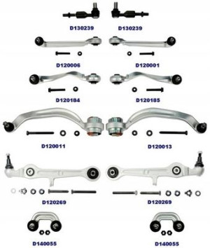 Wahacze Denckermann Komplet Wachaczy Audi A4 B6 B7