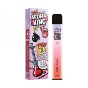 Jednorazówka AROMA KING Hookah  - Cotton Candy 0 mg 700 Puffs