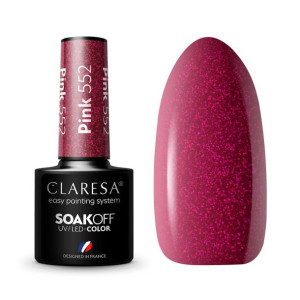 Claresa Lakier hybrydowy PINK 552 -5g
