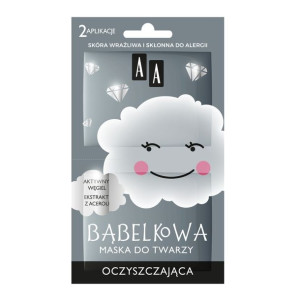 AA Chmurka Bąbelkowa maska do twarzy oczyszczająca 8ml
