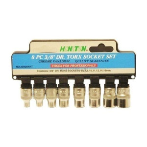 Honiton Nasadki 8cz. 3/8" Torx 3008