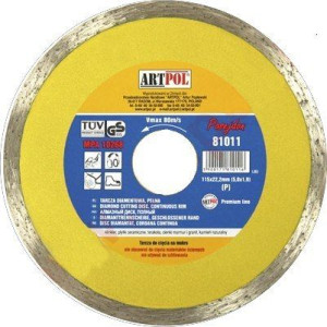 Tarcza Diamentowa 125 X 22,2mm Pełna /ar