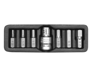 Yato Końcówki Imbusowe 7elem. 4-12mm + Adapter 0412
