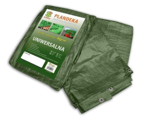 Plandeka Wzmocniona Zielona 90g 4 X 6m Bradas