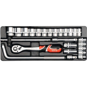 Yato Zestaw Kluczy 1/2" 25 Elem. 12671