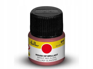 Farba akrylowa 019 Bright red gloss 9019 Heller