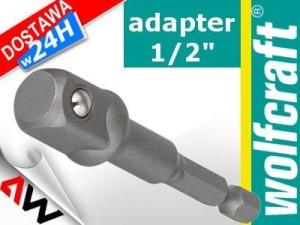 Wolfcraft Adapter Do Kluczy Nasadowych Uchwyt 1/2" 72mm