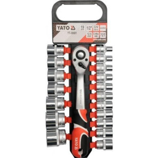 Yato Zestaw Kluczy 1/2" 19 Elem. 38681