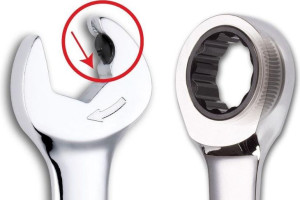 Sata Klucz Płasko-oczkowy 14mm Z Podwójną Grzechotką