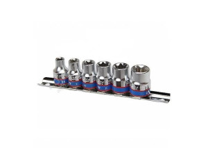 King Tony Komplet Nasadek Gwiazdkowych / Torx 3/8" 6 Elem. Krótkie E8 - E18