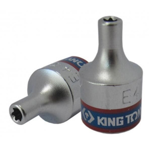 King Tony Nasadka Krótka Gwiazdkowa / Torx 3/8" E16 X 28mm Chrom