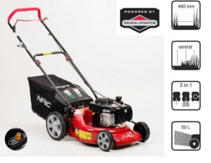 Nac Kosiarka Spalinowa Bez Napędu 46cm Briggs & Stratton 125cc Lp46-450e-h