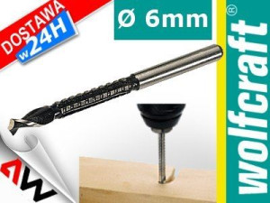 Wolfcraft Wiertło - Frez Hss 90 X 6mm