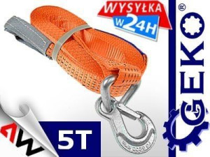 Linka Holownicza 5tx7,5m Z Hakiem I Pętl