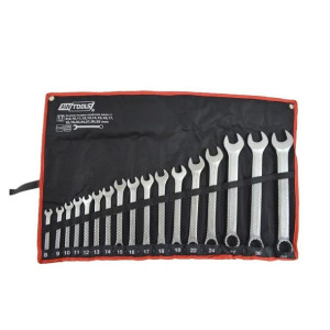 Awtools Klucze Płasko-oczkowe Komplet 17elem./8mm-32mm/