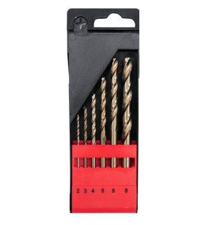 Yato Zestaw Wierteł Do Metalu Hss 6 Elem. 2, 3, 4, 5, 6, 8mm, Kobalt