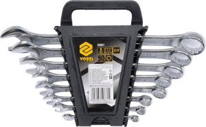 Vorel Klucze Płasko - Oczkowe Komplet 8szt. (6-22mm) Cv 50861