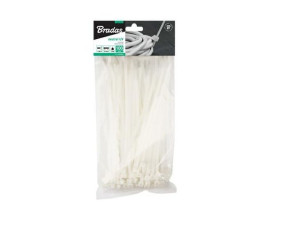 Opaska Plastik Biała 8,8x400/100szt...