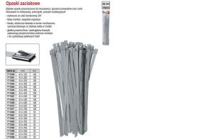 Yato Opaski Zaciskowe Ze Stali Nierdzewnej 4,6x550mm /100szt.