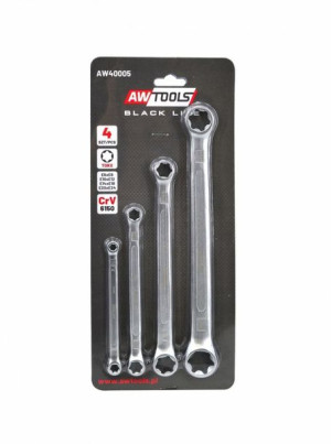 Awtools Zestaw Kluczy Oczkowych Torxe6-e24-4 Części