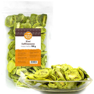 Kiwi Liofilizowane 100g Całe Plastry