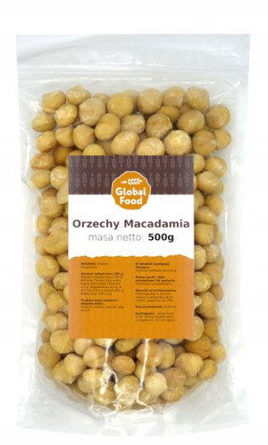Orzechy Makadamia Orzech Macadamia 500g