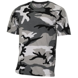 Koszulka dziecięca t-shirt US wojskowa - urban 122-128