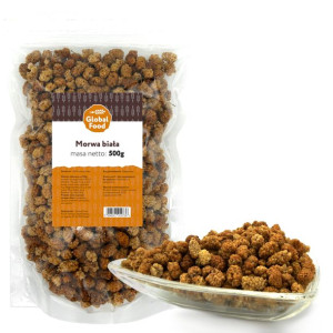 Morwa Biała Suszona Bez Pestek 500g 0,5kg