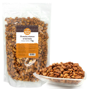 Orzeszki Orzechy Ziemne W Karmelu Arachidowe 1kg