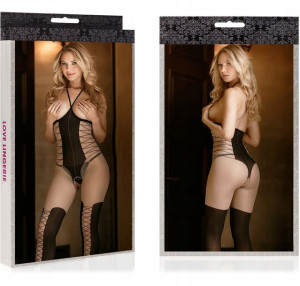 Erotyczne Bodystocking Sex Body Z Odkrytym Biustem