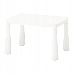 Mammut stolik dziecięcy biały ikea 77x55