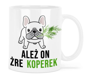 Kubek Koperkowy Pies Makłowicz Wzory Prezent