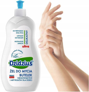 Żel do mycia butelek i smoczków Dzidziuś 500ml