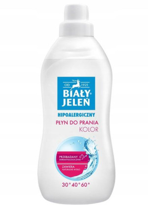 Płyn do prania Biały Jeleń 1l do koloru