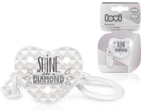 Klips z łańcuszkiem do smoczków Lovi  diamond