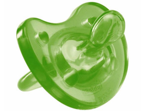 Smoczek uspokajający silikonowy Chicco Physio Soft 6m+ zielony