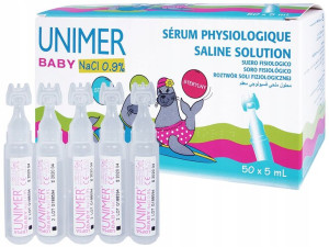 Sól fizjologiczna UNIMER NaCl 0,9% 5 x 5 ml
