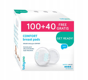 Wkładki laktacyjne Babyono COMFORT 100+40 szt.