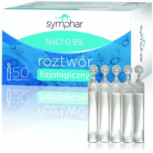 Sól fizjologiczna Symphar NaCl 0,9% 50 x 5 ml