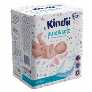 Kindii Cleanic Podkłady do przewijania 60x60 cm 10szt.