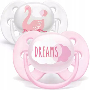 Smoczki Ultra soft Avent 0-6m oddychający SCF222/02