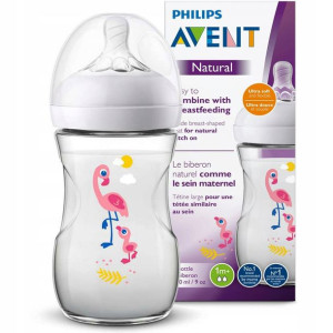 Butelka antykolkowa Avent Natural 260 ml Flaming