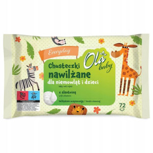 Chusteczki nawilżane Ola Baby 72 szt.