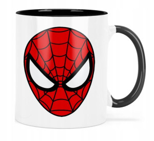 Kubek Czarne Wnętrze Spiderman Różne Wzory Prezent