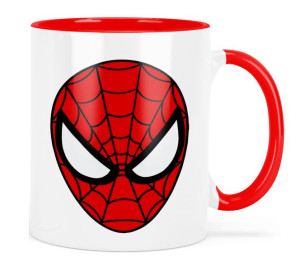 Kubek Czerwone Wnętrze Spiderman Wzory Prezent