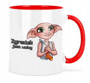 Kubek Prezesa Czerwone Wnętrze Harry Potter Wzory