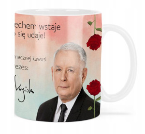 Kubek Prezesa Prezent Podpis Kaczyński Pis Wzory