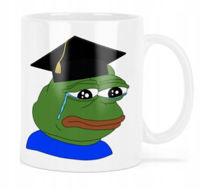 Kubek Smutny Pepe Student Prezent 330 Ml
