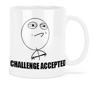 Śmieszny Kubek Challenge Prezent Różne Wzory