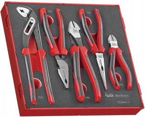 5-elementowy zestaw szczypiec. Teng Tools TED441-T